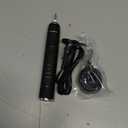 Aquasonic Black Series Ultra Whitening Toothbrush  ADA Accepted Electric Toothbrush- 8 Brush Heads & Travel Case  40,000 VPM Electric Motor & Wireless Charging - 4 Modes w Smart Timer (1 Count (Pack of 1))