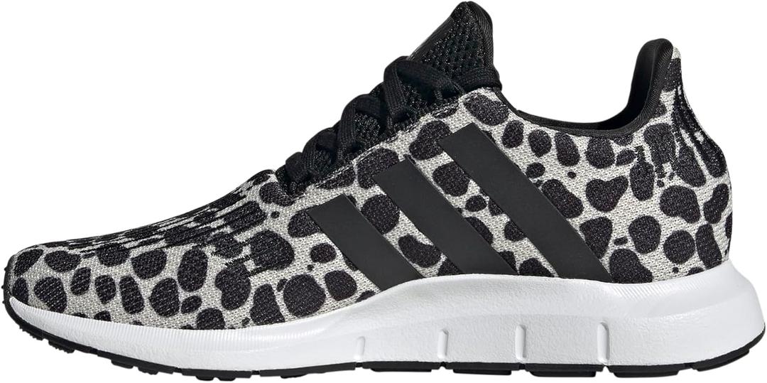 Adidas Womens Swift Run 1.0 (5, Wonder Alumina/Black/White)