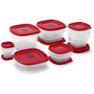 Rubbermaid Assorted Food Storage Container Set - Case of: 1; Each Pack Qty: 24; Total Items Qty: 24
