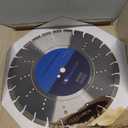 16" All Purpose Diamond Saw Blades for Hard/Reinforced Concrete, Asphalt, Granite, Terrazzo, Ductile Iron Piping, 5-5/8" Cutting Depth, 1" Arbor