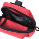 2 Pack Molle Pouches - Tactical Compact Water-Resistant EDC Pouch (Red)