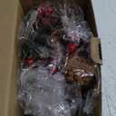 Christmas Garland with Lights, 6.6FT Pinecones Christmas String Lights with Red Berries, Bells & Needles, 20 LED Battery Operated Prelit Garland for Christmas Decorations Indoor/Outdoor (Warm White)