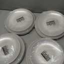 Icicles Plates Pearl 7"+9" Case of 128 (4 packs x 32)