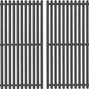 Uniflasy 17 x 8 3/4 Cast Iron Cooking Grate fits CharBroil Commercial 463644220 463632320 463642316 463245518 463630021 G369-0030-W2 2Burner Grill Replacement Part Grid for Nexgrill 720-0864M 720-0864