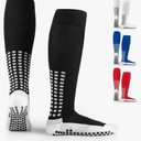 LUX Anti Slip Soccer Knee Socks,Non Slip Football/Basketball/Hockey Sports Grip Socks