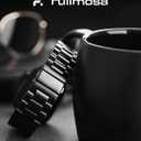 Fullmosa Metal Band Compatible with Apple Watch Bands 41mm 40mm 38mm 46mm 49mm 45mm 44mm 42mm, iWatch Band with Case for Apple Watch Series 11 10 9 8 7 6 5 4 3 2 1 SE3/2/1 Ultra3/2/1, 38mm 40mm 41mm Black