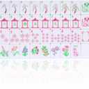 Large Mahjong Set, American Mahjong Game Set with 160 Tiles (1.41), 4 Racks & Thickened White Carrying Bag and Accessories, Portable Travel Mahjong Tiles Set