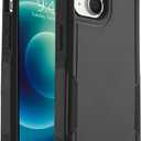 for iPhone 15 Case Heavy Duty Full Body Protective Phone Case Anti-Scratch Shockproof Dropproof Anti-Slip Phone Case Cover for Apple iPhone 15 Tough Rugged Dust Proof Phone Case - Black