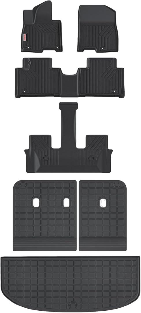 Tesson Custom Fit Floor Mats for 2027 Kia Telluride Hybrid 7/8 Seater