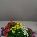 Outdoor Artificial Flowers UV Resistant & Fade Proof, 12 Pack Realistic Fake Flowers for Garden, Patio, Lawn Decor - Weatherproof Plastic Plants(Mix)