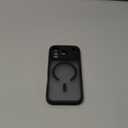 CANSHN Magnetic Compatible with iPhone 17 Pro Case, Upgraded [Full Camera Protection] [Compatible with Magsafe] [Translucent Matte] Shockproof Protective Phone Cover 6.3 Inch - Black