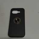 JAME for Google Pixel 9a Case, Dual Layer Military Grade Protection, Shockproof Cover with Metal Ring Holder Stand Kickstand, Slim Fit Protective Phone Case for Google Pixel 9A, Black