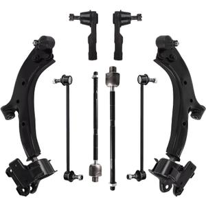 ALADICHE 8Pcs Control Arm W/Ball Joint Tie Rod End Sway Bar Suspension Kit for 2007-2011 Honda CRV