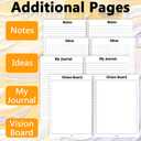 Teacher Planner Book for Yearly, Weekly & Monthly Lesson Planner, January-December Yearly Planner A4 Size with Checklist, Notes, School Teacher Supplies for Classroom Organization - Oil Painting