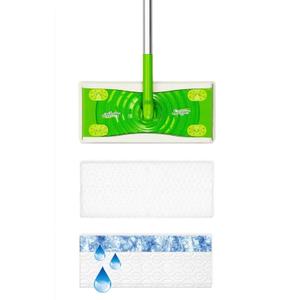 Swiffer Sweeper 2-in-1 Mops for Floor Cleaning, Dry and Wet Multi Surface Floor Cleaner, Sweeping and Mopping Starter Kit, Includes 1 Mop + 19 Refills, 20 Piece Set