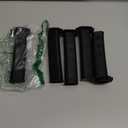 2PCS 3D Printed Gravity Retractable Samurai Sword Model Toys, Telescopic Plastic Katana Fake Sword Toy, Martial Arts Weapons for Play Fighting, Halloween Cosplay for Boys & Adults(Black)