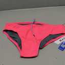 JOLYN Midl Bikini Bottom, Medium-Full Coverage Women's Athletic Swimsuit Bottom, Sport Bathing Suit Bottom (Hot Pink) 36