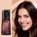 KUKSY Hair Color Dye Shampoo, Hair Care Instant Dye,Easy-Use Formula for Gray Hair Coverage & Natural Color Boost,For Adults with Graying or Dull Hair (Dark Brown)