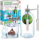 4M: Green Science - Weather Science - DIY Mini Observatory Kit, Static Electricity, Lightning-Cloud Formation, Build A Water Cycle Model, STEAM Kid 5+