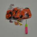 French Curl Braiding Hair 12Inch 8Packs French Curl Crochet Braids Short Curly Crochet Hair Bouncy Synthetic knotless Braiding Extensions (Orange, 12inch)