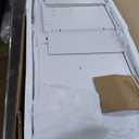 Rolanstar TV Stand with LED Lights & Power Outlet, Modern Entertainment Center for 32/43/50/55/65 Inchs TVs, Table, Universal Gaming Media Stand Storage Cabinet and Large Storage, White