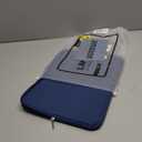 RAINYEAR Laptop Sleeve Case Compatible with 13.3 Inch Notebook Computer Tablet Chromebook 14" MacBook Pro/Max M1 M2 M3 M4 M5 Soft Carrying Bag Protective Cover with Accessories Pouch (Navy Blue)