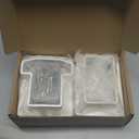 2 Sets Vinyl Fence Railing Bracket Kit with Screws Straight Porch and Deck Railing Bracket Fits for 2″ x 3.5″ White Top and Bottom for Yorkshire and Bolton