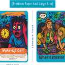 sishui What is Bagua?80 Bagua Tea Oracle Card Deck for Beginners Oracle Card Tarot Set for Karma, Twin Flames, Love, Friendship, Life Readings
