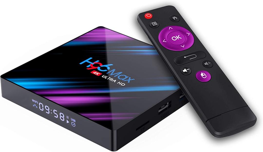 H96Max Android 10.0 TV Box 2GB RAM 16GB ROM Mali 450 RK3318 Quad Core 64bit Cortex A53 2.4GHz/5GHz WiFi 100M DLAN Smart TV Box - Model No.: H96Max 2GB 16GB