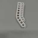 Battery Holder Storage Organizer - Wall Mount Battery Container Fit for 10 AAA & 10 AA Batteries (White)