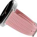 Sport Silicone Band Compatible with Samsung Galaxy Watch 8 Band 40mm 44mm/Galaxy Watch 8 Classic 46mm(2025), Soft Silicone Replacement Strap with Magnetic Buckle for Galaxy Watch 8 Women Men