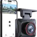Dash Cam FHD 1080P Car Camera, AKEEYO WiFi Dash Camera for Cars,Mini Front Wireless Dash Cam with App,WDR Night Vision, G-Sensor,24H Parking Mode, Loop Recording, Dashcam Support 256GB Max (Black)