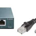 TP-Link 5 Port Gigabit Ethernet Switch (TL-SG105) and Cat 6 Ethernet Cables (5 Foot) - Pack of 5