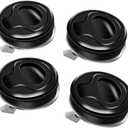 WJSKDQ 4PCS Flush Pull Latch 1.5" Handle Lift Slam Latch for Boat Deck Door Locker Cabinet Hardware Marine Hatch Latch Black