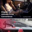 LISEN Upgraded Version Cup Phone Holder for Car 360 Adjustable Long Neck Car Phone Mount Golf Cart Phone Holder, Truck Jeep Accessories for iPhone 17Pro Max Google and All Phones, Blue Kits