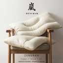 Organic Buckwheat Pillow - Japanese Style Sobakawa (28" x 17") - Extra Firm Neck Support for Back/Side Sleepers - Breathable & Cooling - 100% Mountain Grown Hulls - Standard Size