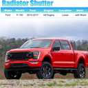 Front Lower Active Grille Radiator Shutter Assembly with Actuator Motor Compatible with Ford F-150 2015-2017 All Engine # 601-337, FL3Z8475D