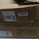 JMMD 6 in 1 Toddler Bike with Push Handle for Kids 18-60 Months, 12" Foldable Balance Bike with Training Wheels, Pedals, Brakes, Kickstand, Push Tricycle Toddler Gift & Toys for Boy & Girl (Large, Mint)