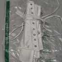 Alivila.Y Fashion Womens Sexy Satin Vintage Underbust Waist Training Corset Bustier (Medium, White)