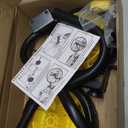 Generator Wheel Kit Compatible with Champion 2800-4750w with Folding Handle and Never-Flat Tires, Generator Replacement Parts 40065