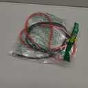 XT90H XT90 to O Ring Terminal Cable,XT90 Male to O Ring Connector Cable with 1M 10AWG Silicon Wire for RC Lipo Battery FPV Racing Drone Solar Power Station