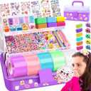 Jimcii Nano Tape Bubble Kit with Purple Box, Squishy Making Maker Kit, Birthday Gifts Toys for 4 5 6 7 8 9 10 11 12 Year Old Girls Girl, Kids Toys for Girls 4-6 6-8 7-8 8-10 10-12