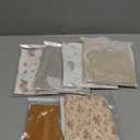 Ramede 6 Pack Swaddle Blanket with Hats for Baby Girl Boy 100% Cotton Swaddles 0-3 Months, Adjustable Breathable Skin Friendly Receiving Blanket Wrap, Essential for Newborns (Multicolor)