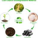 80 PCS 13 Gallon Portable Toilet Bags for Camping, Biodegradable Trash bags - 1 Mills Thickened Waste Bag, Camping Poop Bag for Trash Lawn, Leaf Yard, Home, Travel, Outdoor