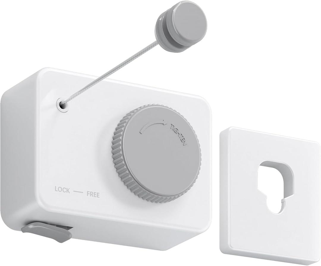 Danpoo Retractable Clothesline Indoor Outdoor, Heavy Duty Anti-Sag Wall Mounted Laundry Drying Line with Stainless Steel Rope