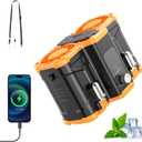 2025 Personal Waist Fan with 20,000mAh, Dual Motors, Portable Belt Clip on Waist/Shirt Cooling Fan, Neck Hanging Hands-Free, Perfect for Outdoor Sports, Work & Travel In the Hot Summer