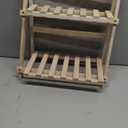 Storage Rack 2 Layers Decorative Spice Holder Book Rack for Room Tabletop Kitchen Storage(Wood)