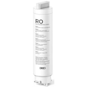 DREO 1-Pack Reverse Osmosis Filter, Replacement for DREO RO Water Filter 112 & 113 & 114 & 115, Removes 99.99% of Contaminants including PFOA, PFOS, Chlorine, 6-12 Month per Cartridge, SGS Tested