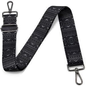 Purse Strap Gold Hardware Replacement Crossbody Bag Strap, Wide Adjustable Shoulder Strap