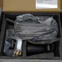 PROOX All Metal Tub Spout with Diverter Matte Black, 6 Settings Hand held Shower with ON/OFF Pause Switch, Bathtub Faucet with Sprayer